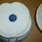 VINTAGE ELEGANT FINE PORCELAIN FOOTED POWDER TRINKET JEWELRY BOX JAPAN W RICE