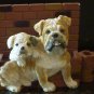 CHARMING BULLDOG PENCIL AND PAPER NOTES HOLDER OFFICE ACCESSORIES