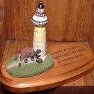 COLLECTIBLE PLAQUE RELIGIOUS INSPERATIONAL DICKSONS LIGHTHOUSE WITH PSALM 43:3