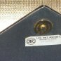 VINTAGE LACQUER LEATHER BLACK FORMAL PURSE CLUTCH MAGNETIC SNAP RR