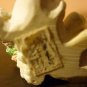 CHARMING MINIATURE FIGURINE ANGEL CHERUB SPRING FLOWERS TEDDY BEAR