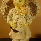CHARMING ANGEL FIGURINE GIRL WITH A DOLL