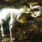 MINIATURE SILVERPLATED ELEPHANT FIGURINE PAPER WEIGHT