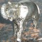 MINIATURE SILVERPLATED ELEPHANT FIGURINE PAPER WEIGHT