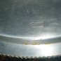 VINTAGE EMBOSSED ALUMINUM KRISCHER FOOTED PLATTER LAZY SUSAN