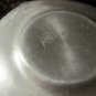 VINTAGE HAND WROUGHT ALUMINUM FLORAL PLATE WILSON SPECIALTIES BROOKLYN NY