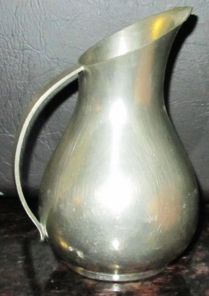 VINTAGE METAWA HOLLAND PEWTER PITCHER VASE TIEL REAL PEWTER CK