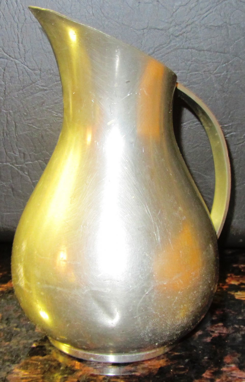 VINTAGE METAWA HOLLAND PEWTER PITCHER VASE TIEL REAL PEWTER CK