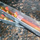 VINTAGE STEEL GOLD COLORED GOODWOOD BAR FORK STAINLESS STEEL 10" SET OF 2 VINTAGE STEEL GOLD COLORED GOODWOOD BAR FORK STAINLESS STEEL 10" SET OF 2