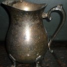 VINTAGE STUNNING SILVERPLATE FOOTED LEONARD PITCHER VINTAGE STUNNING SILVERPLATE FOOTED LEONARD PITCHER