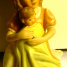 CHARMING PORCELAIN BISQUE HAMILTON COLLECTION GIRL BABY FIGURINE 'SWEET DREAMS'