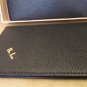 VINTAGE BUXTON BLACK LEATHER WALLET NMB INITIALS SL