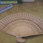 BEAUTIFUL INTRICATE FILIGREE CUT WOODEN FAN NMB
