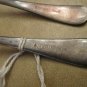 VINTAGE SILVERPLATED A L CAHN & SONS NEW YORK BEECH-NUT BABY SPOON SET OF 2