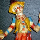 CHARMING VINTAGE RESIN DRUNKEN CLOWN HARD PLASTIC VIVID COLORS ITALY 8" CHARMING VINTAGE RESIN DRUNKEN CLOWN HARD PLASTIC VIVID COLORS ITALY 8"