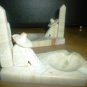 MARBLE INDIVIDUAL ASHTRAY MEXICAN THEME SET OF 2
