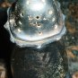 VINTAGE ANTIQUE SALT OR PEPPER SILVERPLATED FOOTED SHAKER EP COPPER ENGLAND 3"