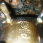 VINTAGE ANTIQUE SALT OR PEPPER SILVERPLATED FOOTED SHAKER EP COPPER ENGLAND 3"