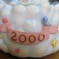 CHRISTMAS 2000 SNOW GLOBE MUSIC BOX ENESCO 'I'D LIKE TO TEACH THE WORLD TO SING'