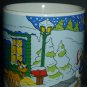 CHARMING DISNEY COLLECTIBLE PORCELAIN COFFEE/TEA MUG CHRISTMAS BY APPLAUSE
