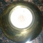GORGEOUS YELLOW PORCELAIN HANDPAINTED CARNATION GOLD ENCASED PLATE DECORATIVE