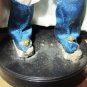 VINTAGE VIETNAM GI SOUVENIR CLOTH DOLL BLUE FLOWER OUTFIT 15â NEEDS TLC BupBe