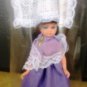 CHARMING SMALL PLASTIC DOLL NORMANDIE FRANCE 7" NMB