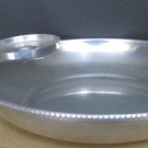 VINTAGE BW BUENILUM ALUMINUM CHIP & DIP PLATE DISH