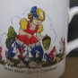 CHARMING PORCELAIN HUMOROUS CHILD'S MUG MARY, MARY, QUITE CONTRARY ENGLAND VNTG