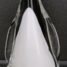 GORGEOUS MURANO GLASS PAPER WEIGHT FIGURINE PENGUIN WHITE BLACK