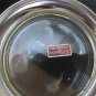BEAUTIFUL GLASS SILVERPLATE SALAD BOWL W/ SERVING FORK & SPOON ITALY FRUIT VASE