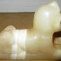 VINTAGE EGYPTIAN SPHINX SPHINX ONYX MARBLE DESK PAPER WEIGHT STATUE FIGURINE