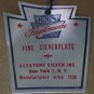 VINTAGE KEYSTONEWARE SILVER PLATED 3 PC SUGAR & CREAMER TRAY/CADDY CERTIFICATE