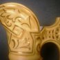 ANTIQUE PORCELAIN AMPHORA PITCHER TURN-TEPLITZ ROSES EDGE GOLD HANDPAINTED