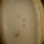 ANTIQUE PORCELAIN AMPHORA PITCHER TURN-TEPLITZ ROSES EDGE GOLD HANDPAINTED