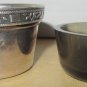 SMALL VINTAGE SILVERPLATED SHIEFFIELD VINARS WITH PLASTIC LINER CUP TOOTHPICK