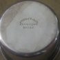SMALL VINTAGE SILVERPLATED SHIEFFIELD VINARS WITH PLASTIC LINER CUP TOOTHPICK
