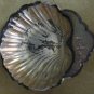 VINTAGE SILVERPLATED SHELL DISH 293P01 CAVIAR NUT CANDY DISH FLEUR DE LIS