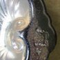 VINTAGE SILVERPLATED SHELL DISH 293P01 CAVIAR NUT CANDY DISH FLEUR DE LIS