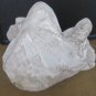 VINTAGE MANDOLIN PLAYING HARLEQUIN MINSTREL FIGURINE HEAVY PLASTER GARDEN