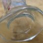 VINTAGE CLEAR GLASS ANCHOR HOCKING WEXFORD DECANTER HEXAGONAL ART DECO BUBBLE