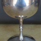 VINTAGE SILVERPLATE WINE CORDIAL PEDESTAL GOBLETS MADE IN SPAIN SET OF 9 BARWARE VINTAGE SILVERPLATE WINE CORDIAL PEDESTAL GOBLETS MADE IN SPAIN SET OF 9 BARWARE