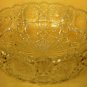 STUNNING VINTAGE BOHEMIAN CUT CRYSTAL GLASS FRUIT BOWL CENTER PIECE STARS BURST