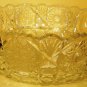 STUNNING VINTAGE BOHEMIAN CUT CRYSTAL GLASS FRUIT BOWL CENTER PIECE STARS BURST