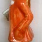 VINTAGE EUROPEAN PORCELAIN FIGURINE GIRL W BACKPACK & BOOK 'FIRST DAY OF SCHOOL'