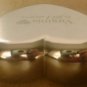 CHARMING POLISHED STAINLESS STEEL ETCHED VIRGINIA FOR LOVERS PAPER WEIGHT HEART