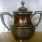 VINTAGE SILVERPLATE WALLACE BRO'S LIDDED SUGAR BOWL V571 PATTERN