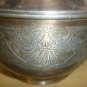 VINTAGE SILVERPLATE WALLACE BRO'S LIDDED SUGAR BOWL V571 PATTERN