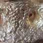 VINTAGE SILVERPLATED PARAKEET BIRDS SALT & PEPPER SHAKERS W/STAND NEST JAPAN