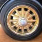 VINTAGE WOODEN ANTIQUE OLD FASHIONED CAR MODEL MOVING WHEELS HERITAGE MINT